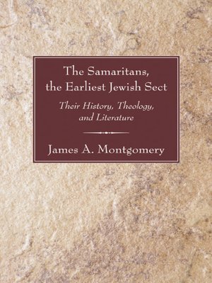 cover image of The Samaritans, the Earliest Jewish Sect